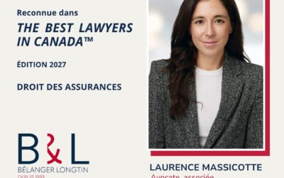 Laurence Massicotte reconnue dans l’édition 2027 de The Best Lawyers in Canada™